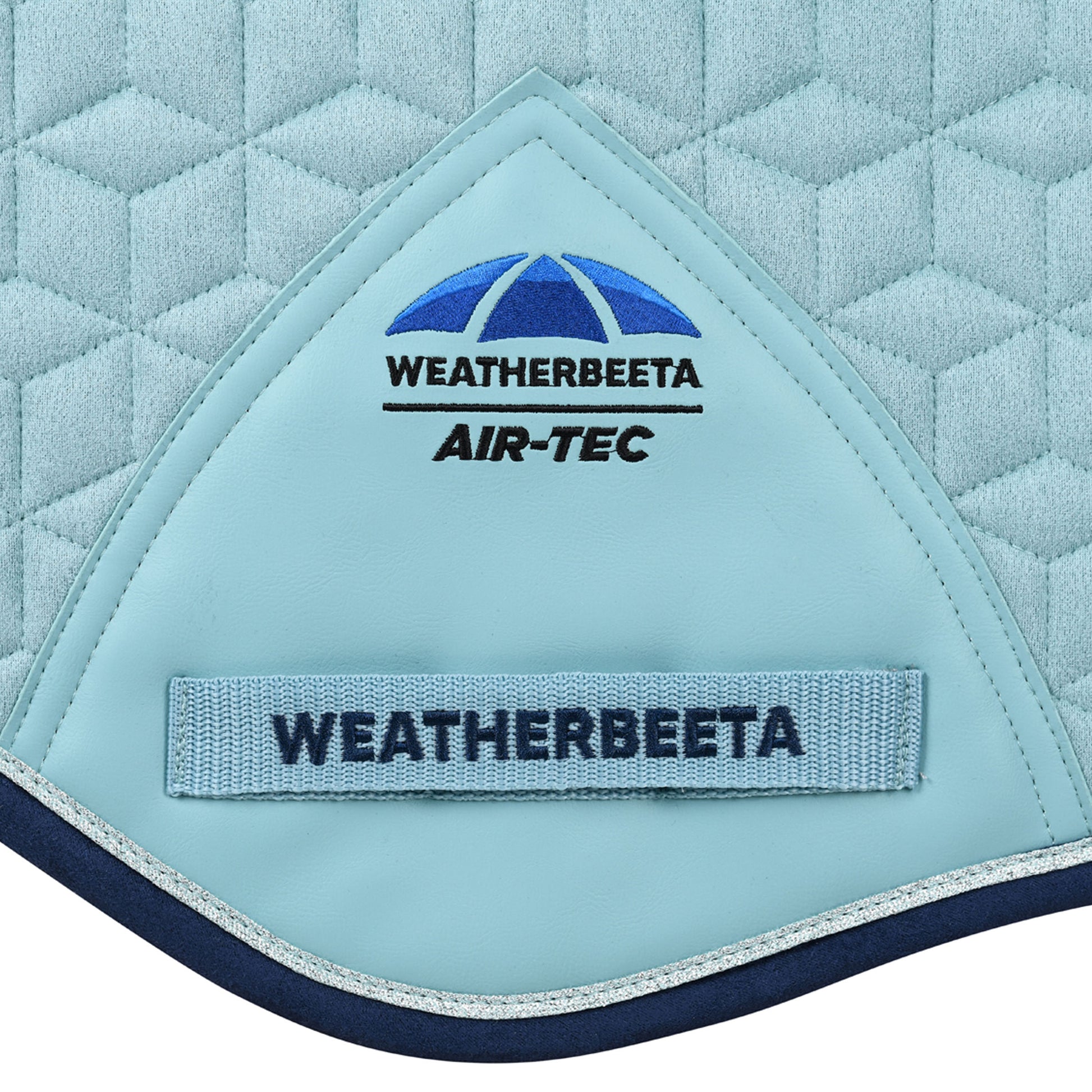 image_addtnl_2 - Aqua - WeatherBeeta Suede Elite Air-Tec Jump Shaped Saddle Pad - .jpg