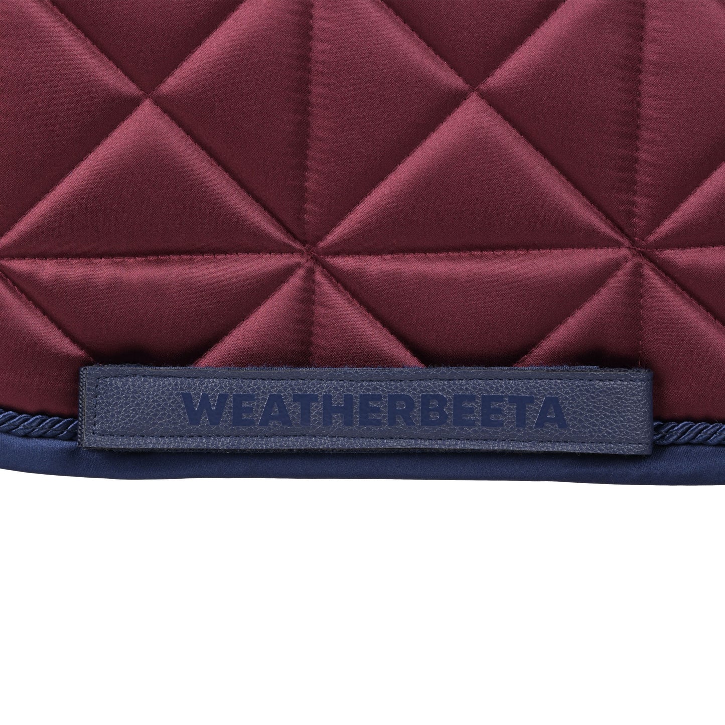 image_addtnl_3 - Burgundy - WeatherBeeta Satin Luxe Air-Tec Quilted Dressage Saddle Pad - .jpg