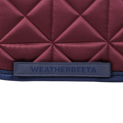 image_addtnl_3 - Burgundy - WeatherBeeta Satin Luxe Air-Tec Quilted Dressage Saddle Pad - .jpg