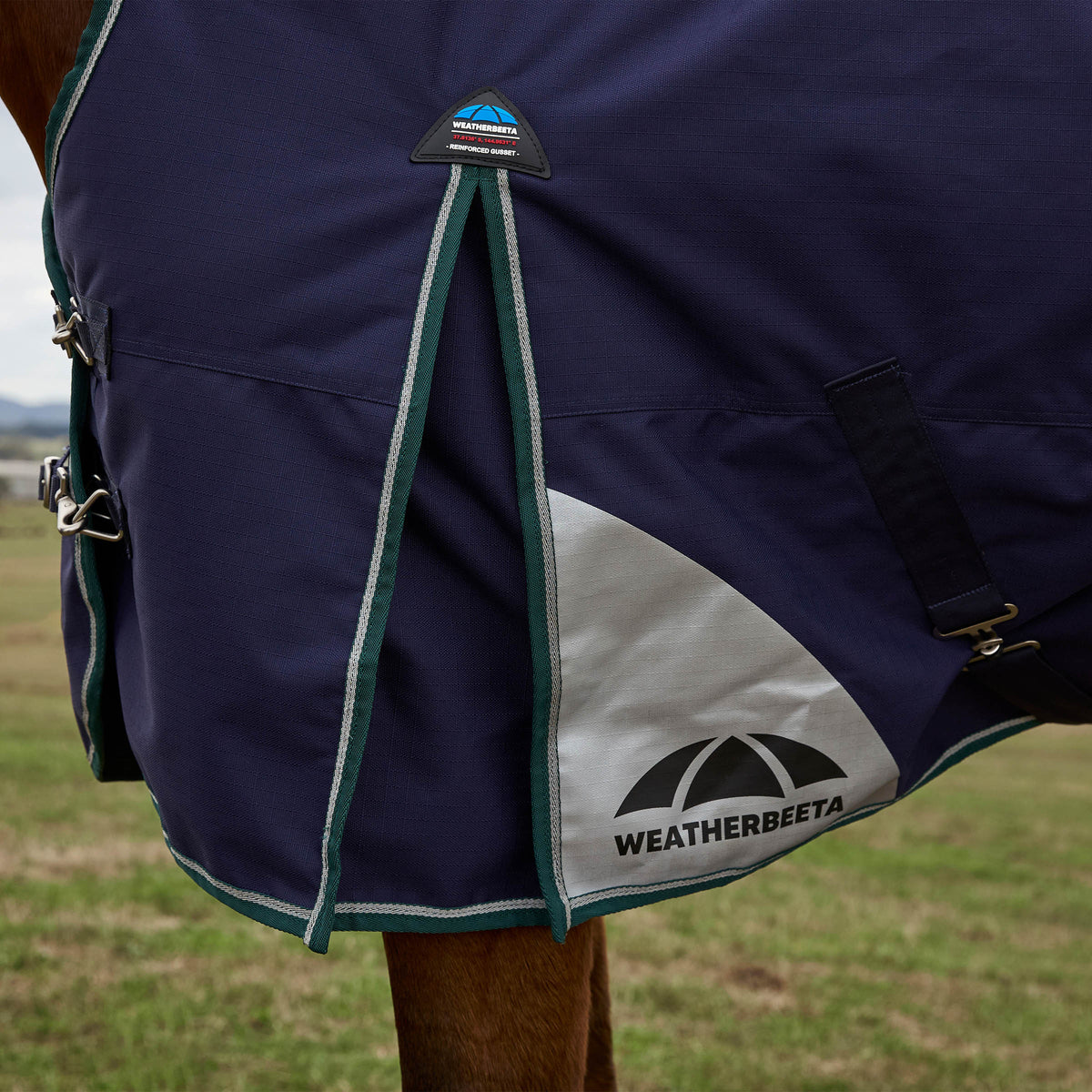 image_addtnl_3 - Navy/Forest Green - WeatherBeeta ComFiTec Plus Dynamic Turnout High Neck 220g - .jpg