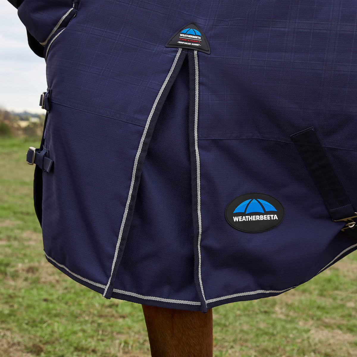 image_addtnl_4 - Navy Embossed Plaid - WeatherBeeta ComFiTec Prelim Turnout Combo 220g - .jpg