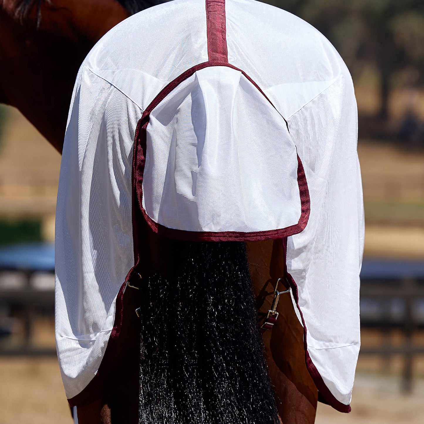 image_addtnl_4 - White/Burgundy - WeatherBeeta ComFiTec Essential Fly Sheet - .jpg