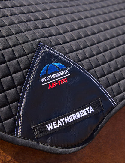 image_feature_1 - Black - WeatherBeeta Prime Air-Tec Jump Shaped Saddle Pad - .jpg