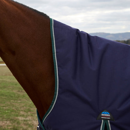 image_feature_1 - Forest Green/Navy - WeatherBeeta ComFiTec Plus Dynamic Turnout High Neck 220g - .jpg