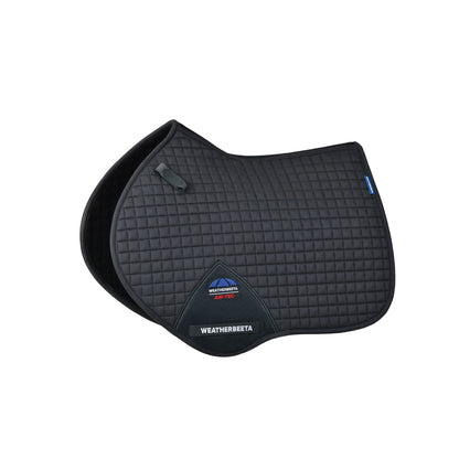 image_main - Charcoal - WeatherBeeta Prime Air-Tec Jump Shaped Saddle Pad - .jpg