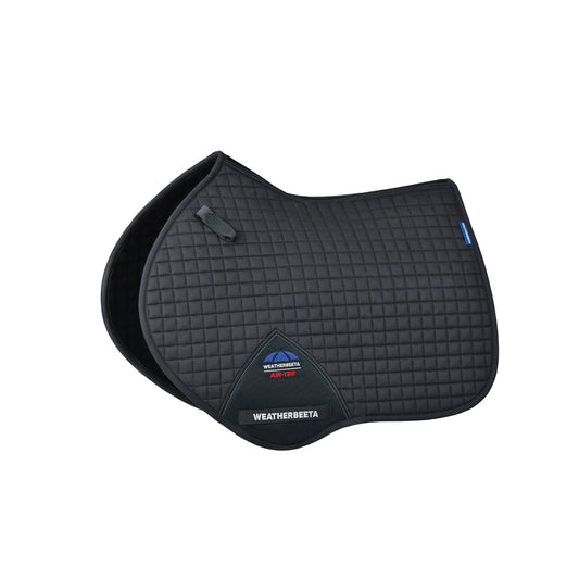 image_main - Charcoal - WeatherBeeta Prime Air-Tec Jump Shaped Saddle Pad - .jpg