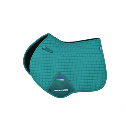 image_main - Dark Turquoise - WeatherBeeta Prime Air-Tec Jump Shaped Saddle Pad - .jpg