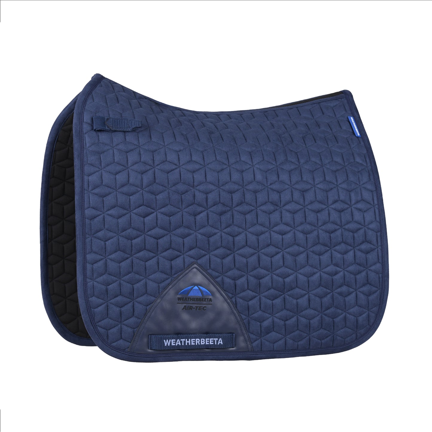image_main - Navy - WeatherBeeta Suede Elite Air-Tec Dressage Saddle Pad - .jpg
