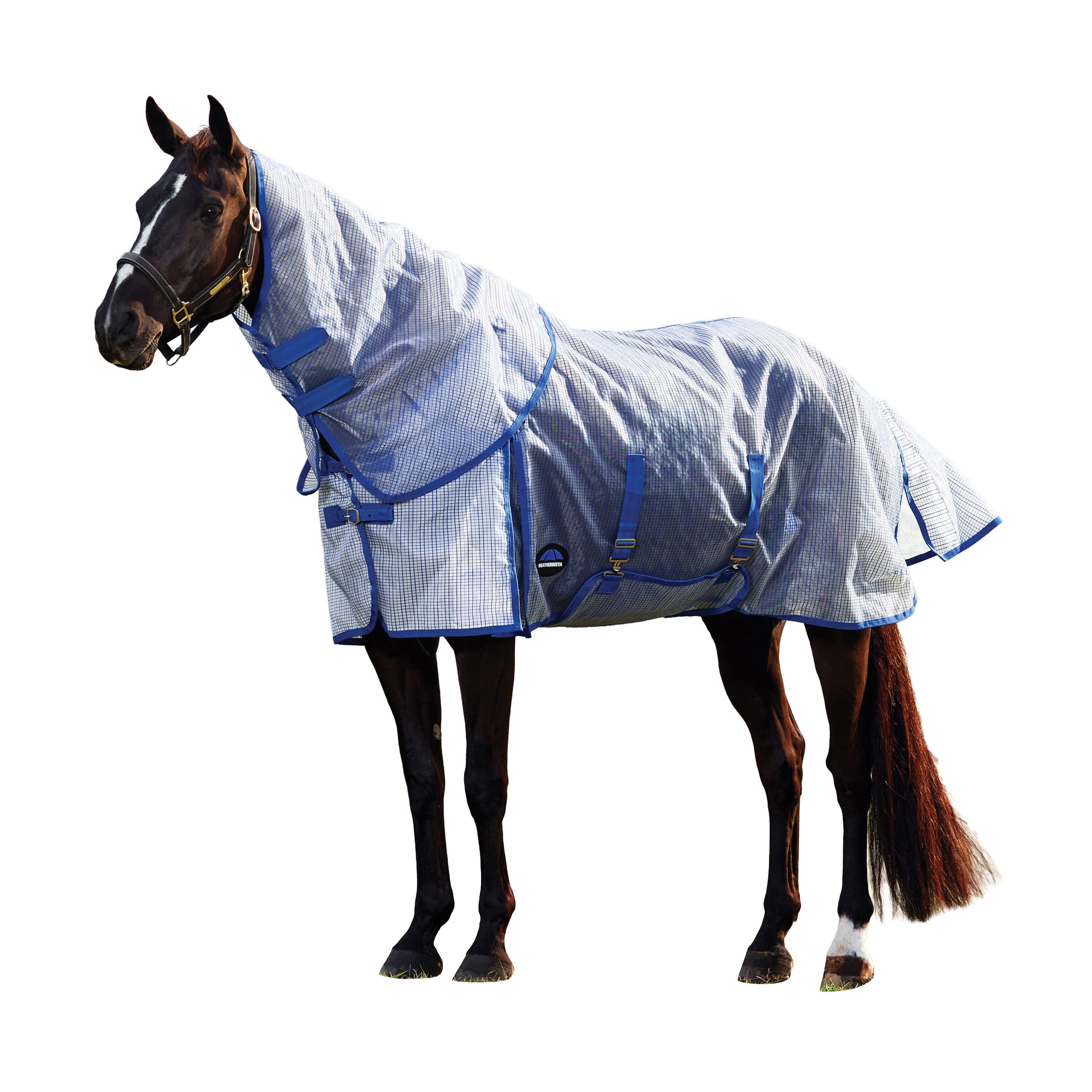 image_main - White/Cobalt - WeatherBeeta ComFiTec Ripshield Fly Sheet Detach-A-Neck - .jpg