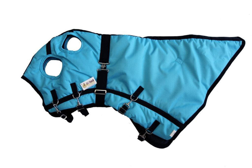 AJ Tack 1200D Waterproof Poly Hood - Turquoise
