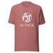 Mauve AJ Tack Logo Tshirt