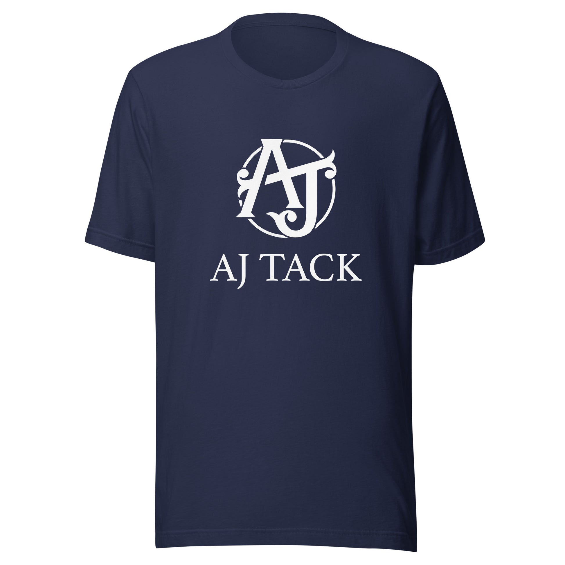 Navy Blue AJ Tack Logo Tshirt