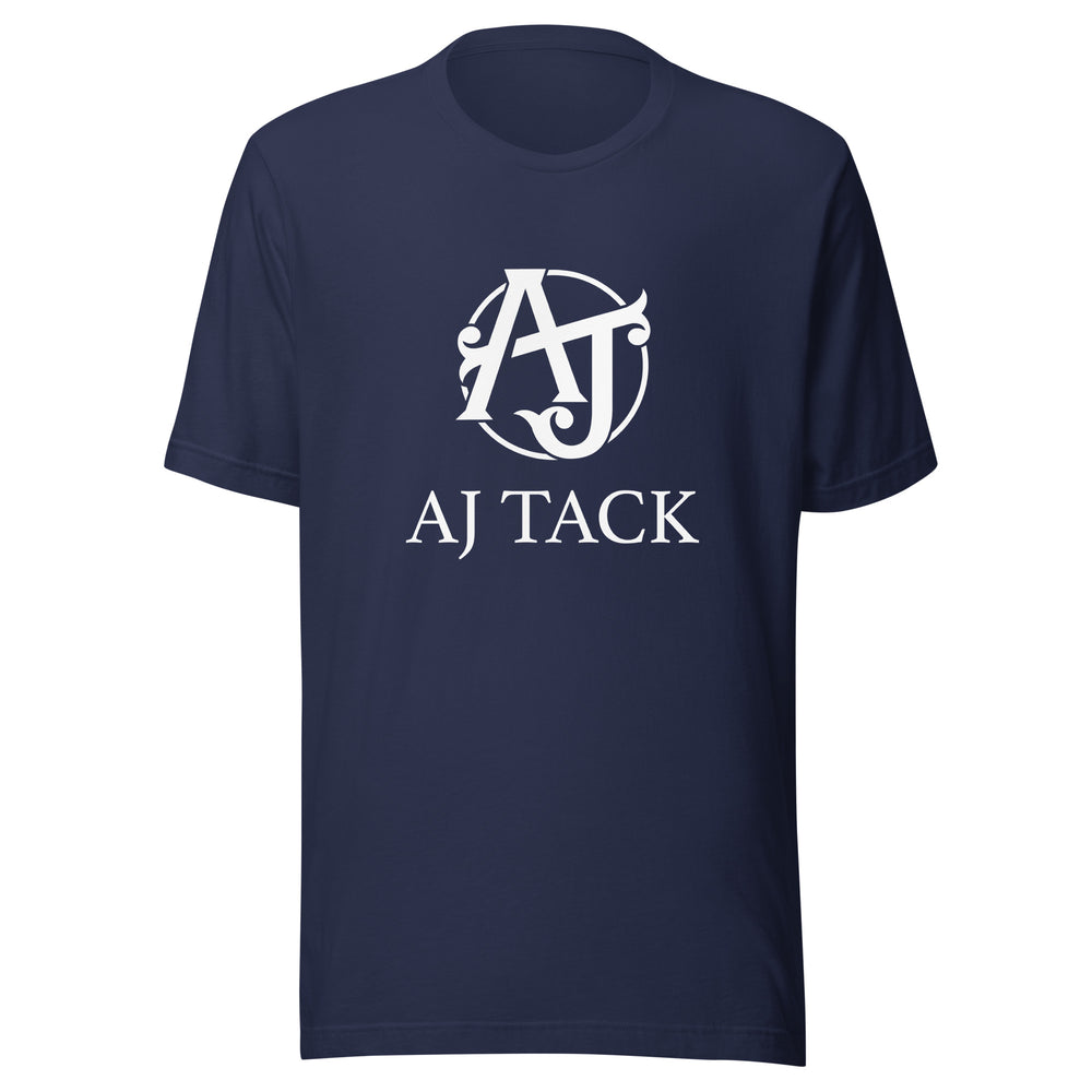 Navy Blue AJ Tack Logo Tshirt