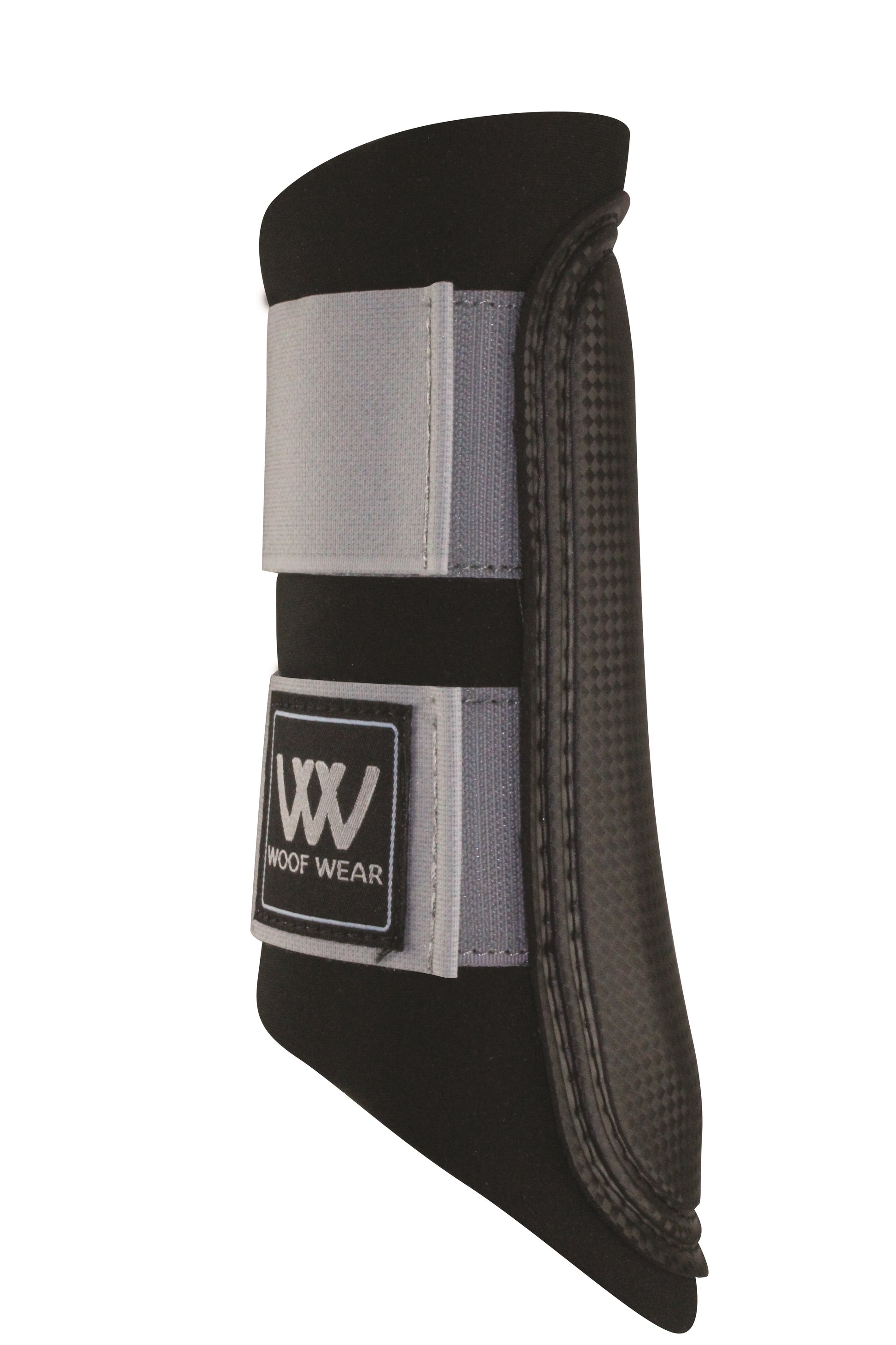 Woof Wear Sport Brushing Boot Black and Brushed Steel