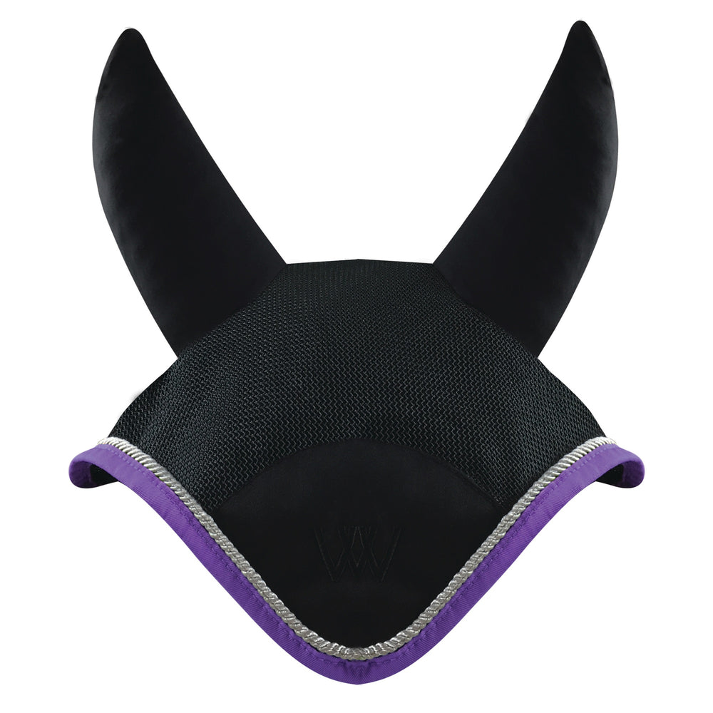 Woof Wear Ergonomic Fly Veil - Large Black and Ultra Violet