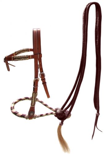 Showman Futurity Knot Bosal Headstall - Thumbnail 3