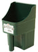 Green three quart Feed Scoop with handle