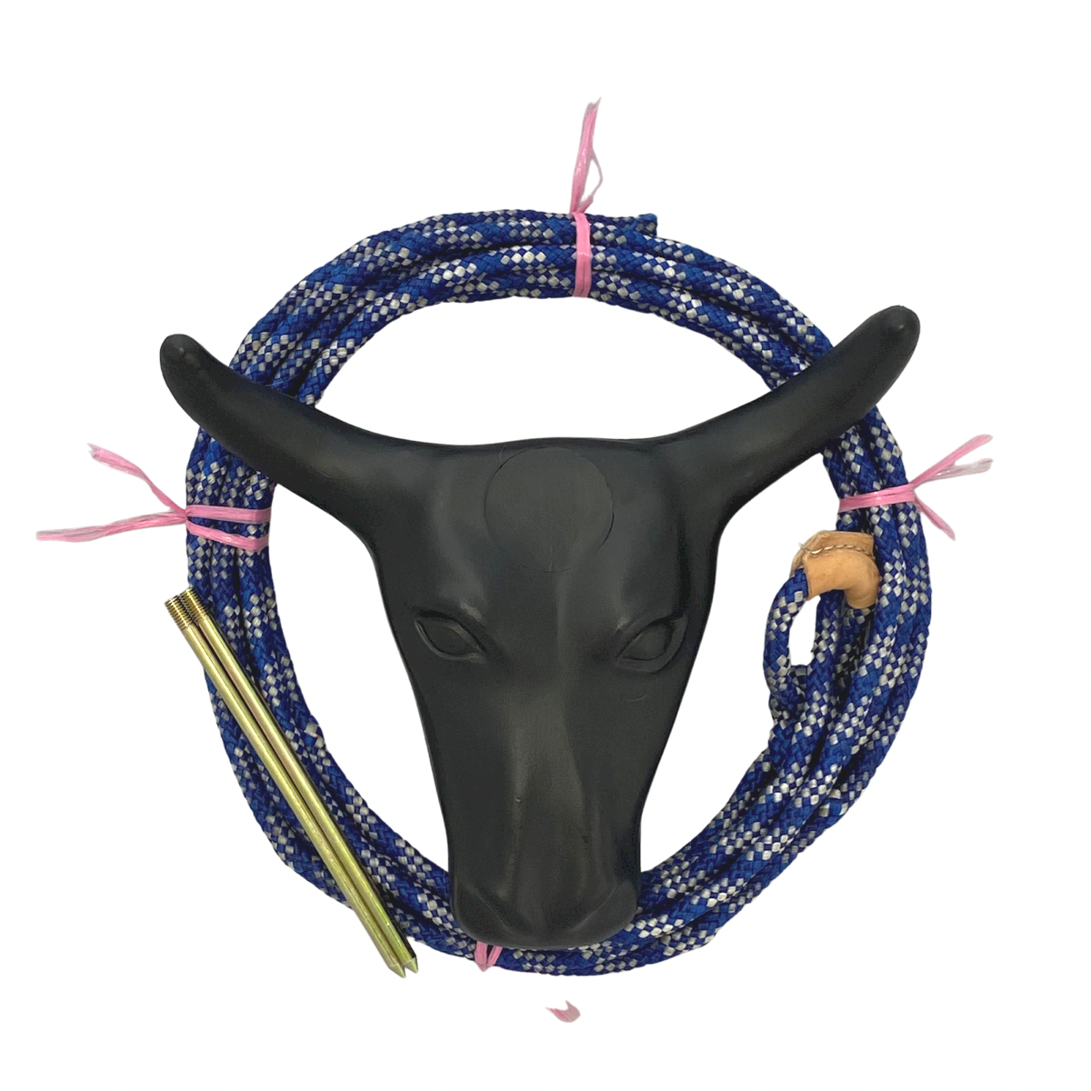 AJ Tack Junior Steer Head Dummy Set Blue