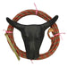 AJ Tack Junior Steer Head Dummy Set Red and Gray