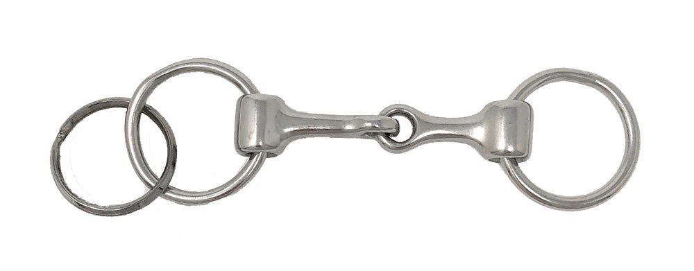 AJ Tack Horse Tack Keychain O Ring Snaffle