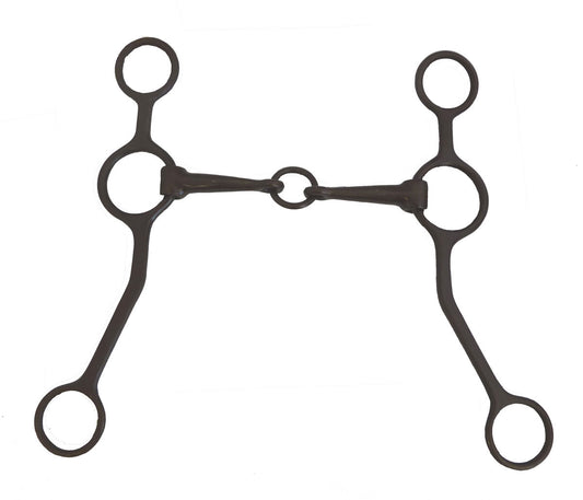 AJ Tack Long Shank Lifesaver Gag Bit