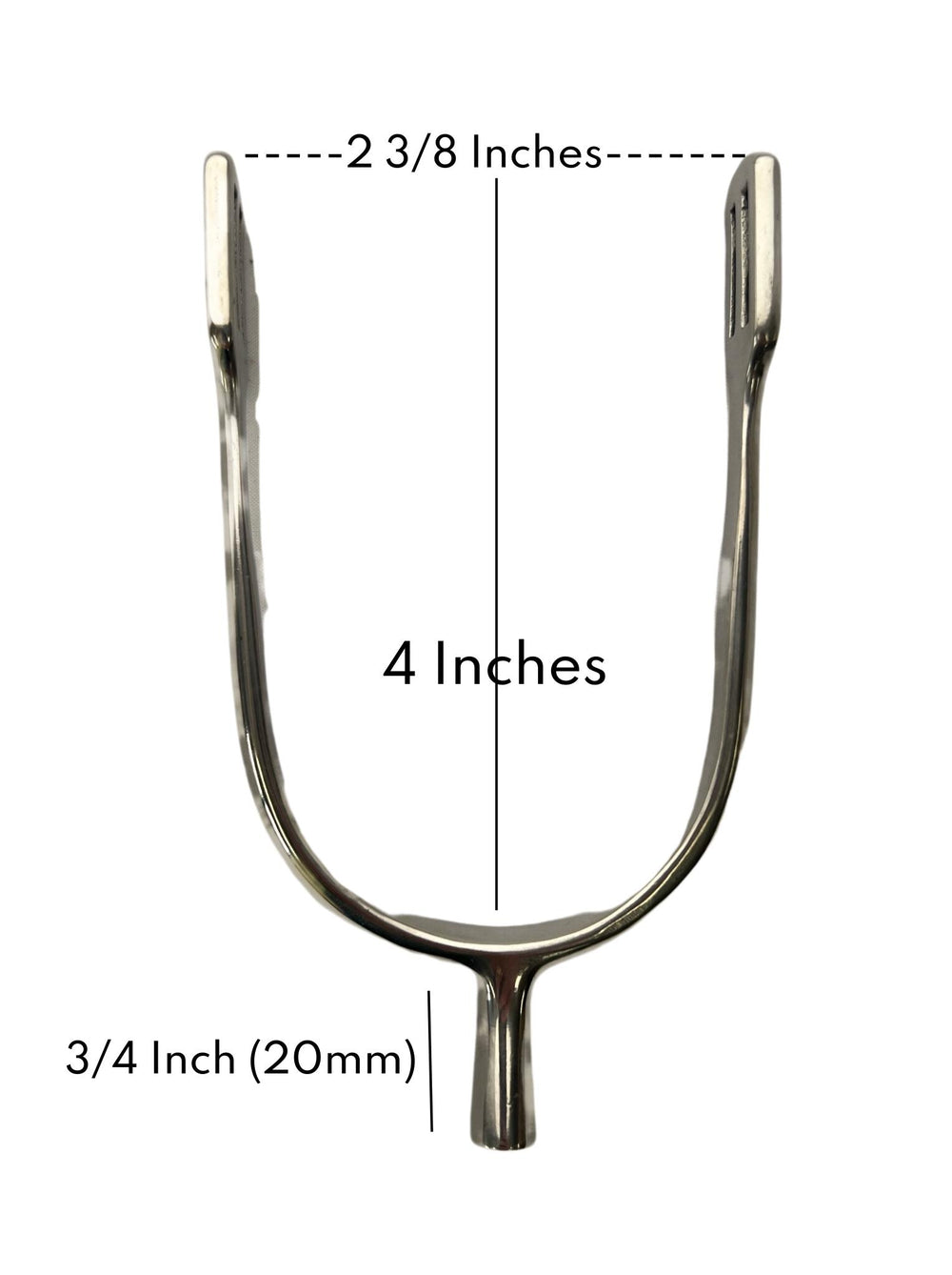 Stainless Steel Prince of Wales English Spur - Ladies
