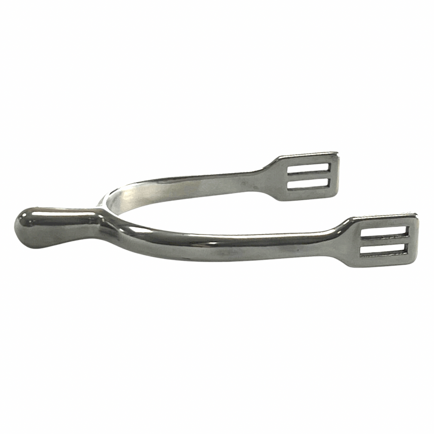 AJ Tack Stainless Steel Smooth Knob Dressage Spur - Ladies