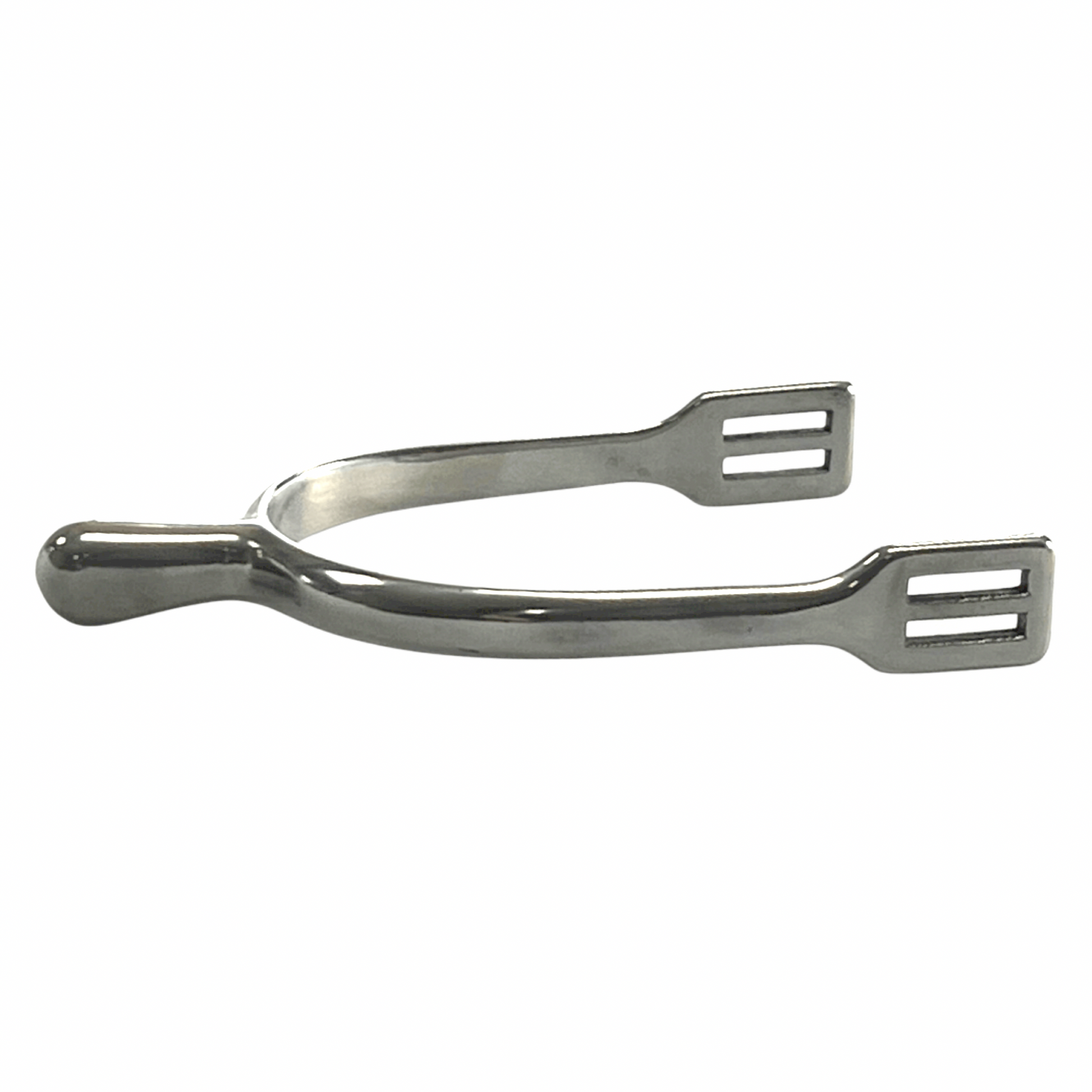 AJ Tack Stainless Steel Smooth Knob Dressage Spur - Ladies