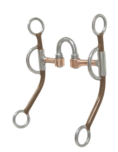Weaver Leather Working Tack Bridle with Medium Port Mouth Bit