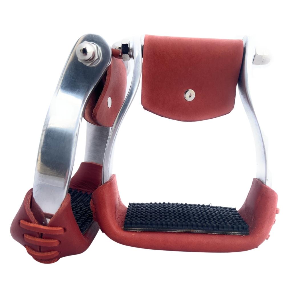 AJ Tack Aluminum Barrel Racing Stirrups - Thumbnail 2