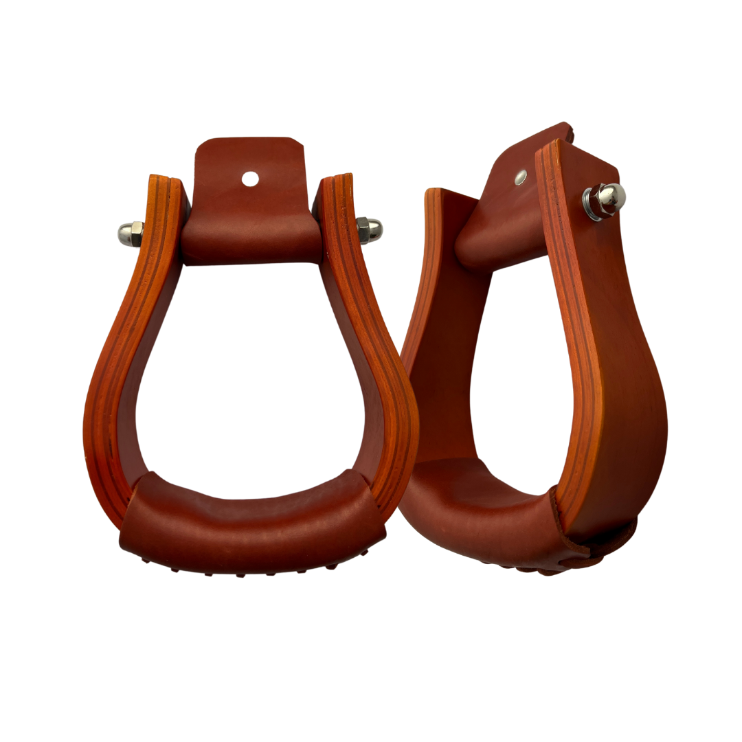 Stained Wood Bell Stirrup