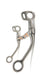 AJ Tack Tom Thumb Snaffle with Roller Mouth Bit