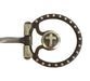 AJ Tack Dee Ring Snaffle Bit with Cross Concho