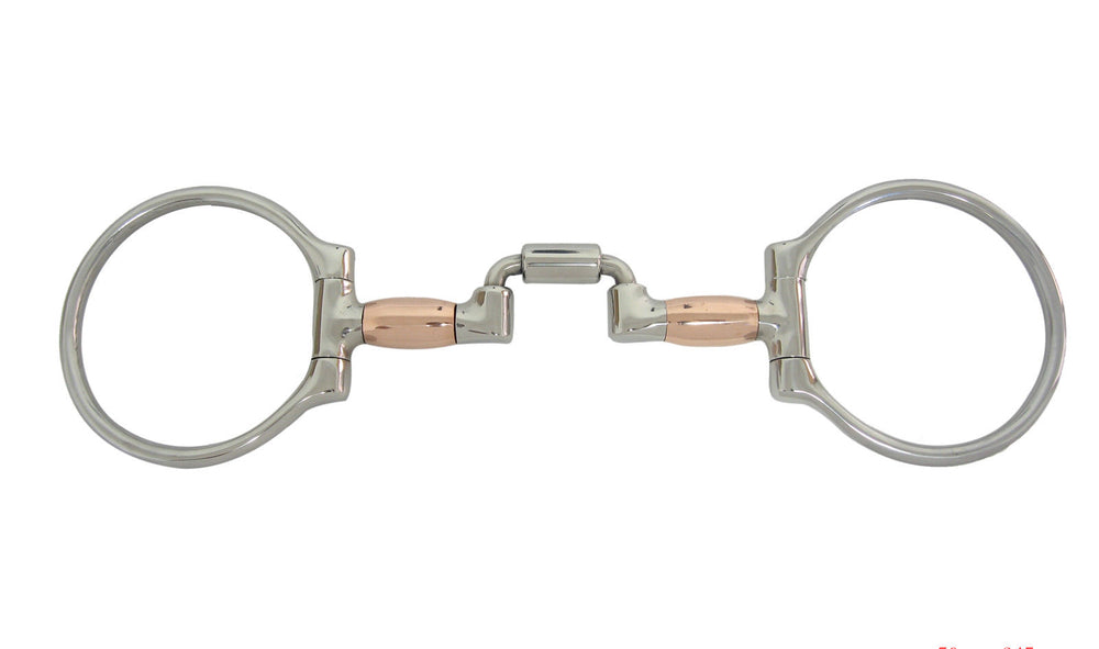 AJ Tack Dee Ring Correction Bit with Copper Rollers