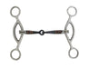AJ Tack American Sliding Gag Horse Bit Sweet Iron Snaffle Mouth Copper Inlay