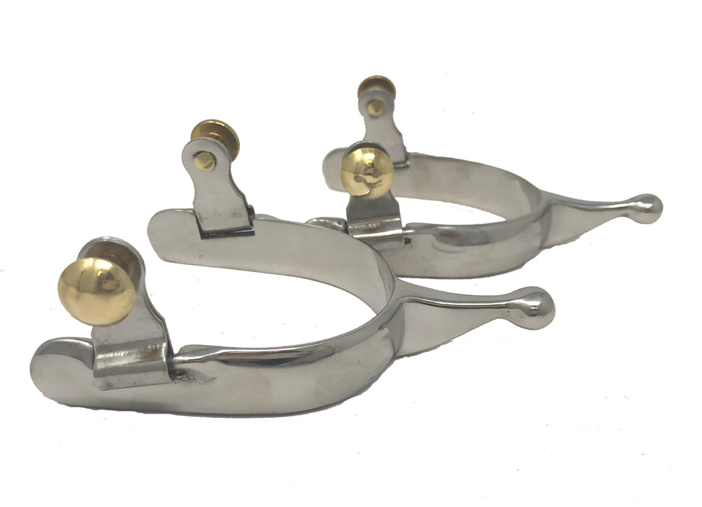 AJ Tack Ball Knob Spurs - Ladies