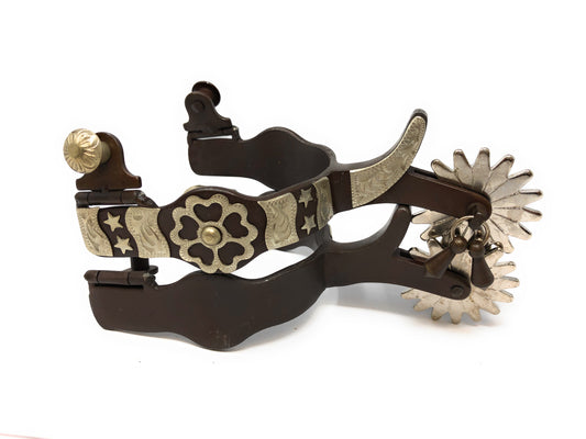 AJ Tack Flower and Spurs Western Spurs - Mens