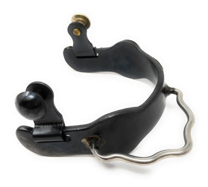 AJ Tack Antique Brown Pirate Skull Bumper Spurs - Ladies