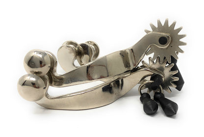 AJ Tack Infant Nickle Plated Spurs