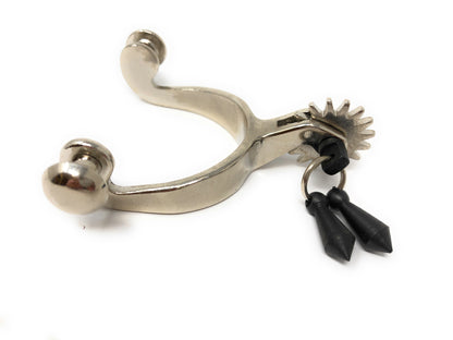 AJ Tack Infant Nickle Plated Spurs