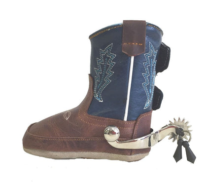 AJ Tack Infant Nickle Plated Spurs
