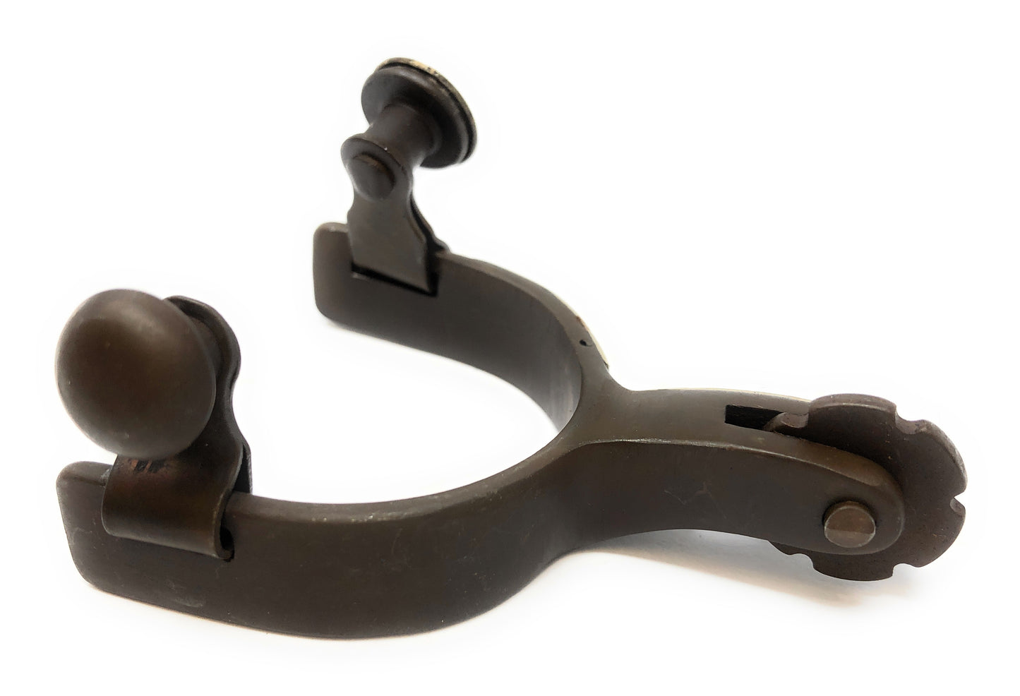 AJ Tack Infant Antique Brown Stars Cutout Spurs