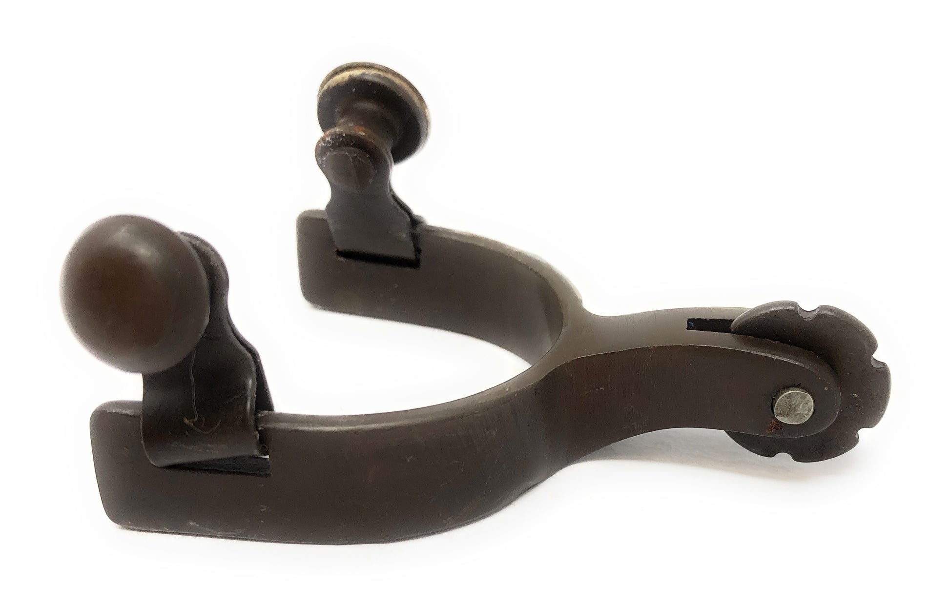 AJ Tack Infant Antique Brown Three Cross Spurs