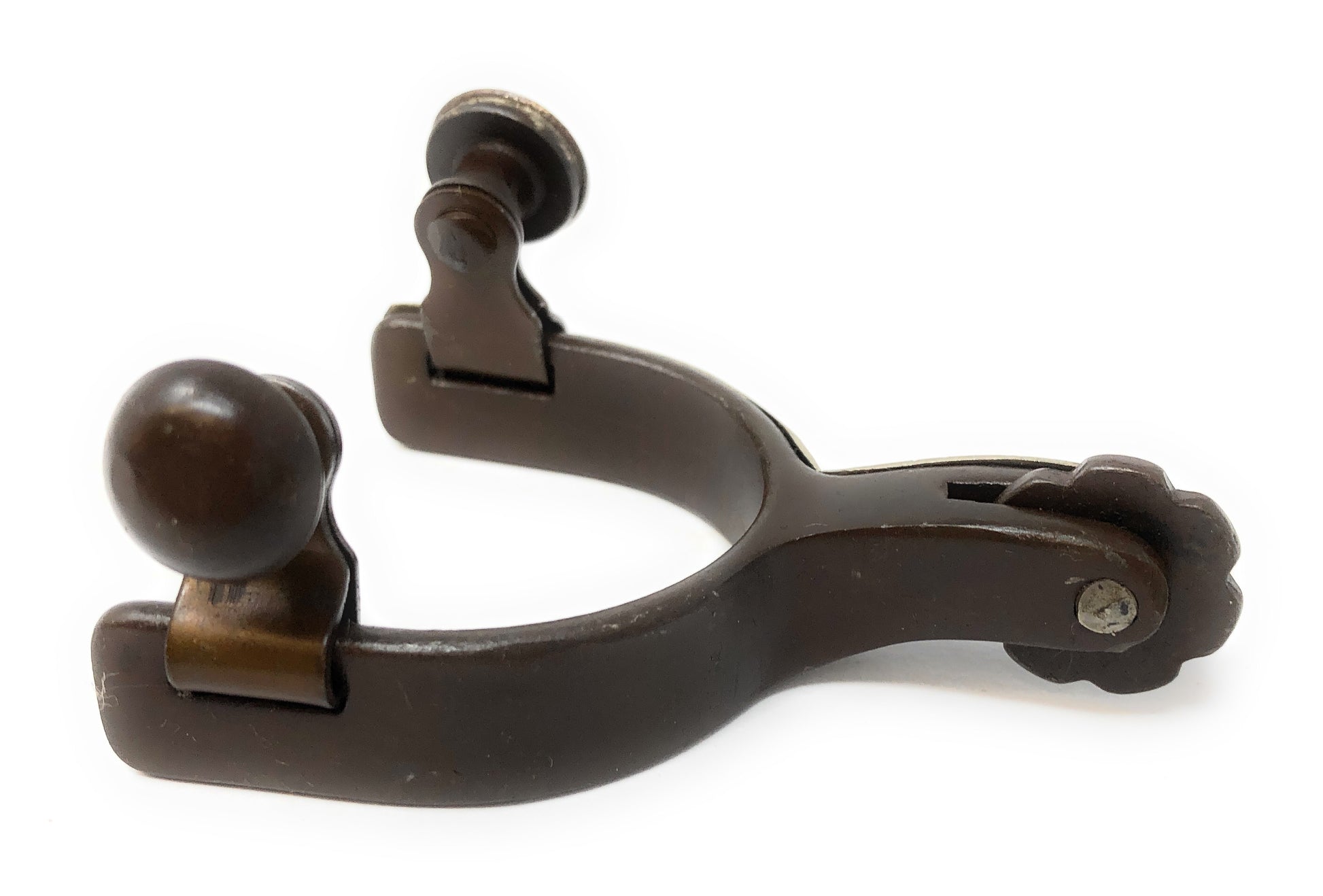 AJ Tack Infant Antique Brown Southwest Spurs