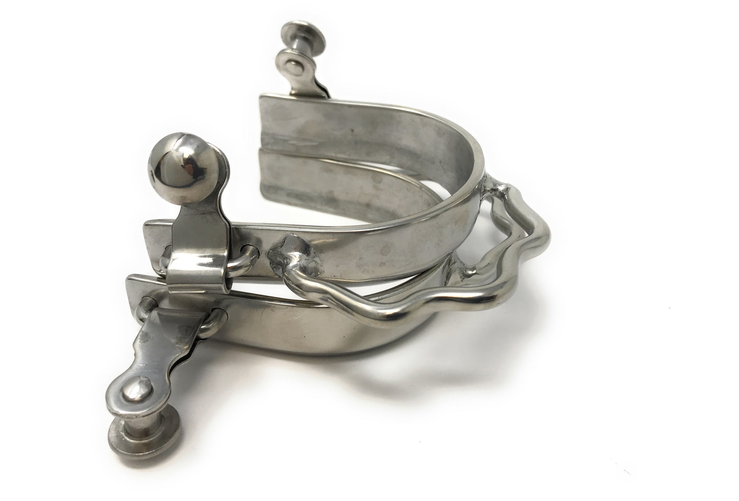 AJ Tack Stainless Steel Bumper Spurs - Ladies