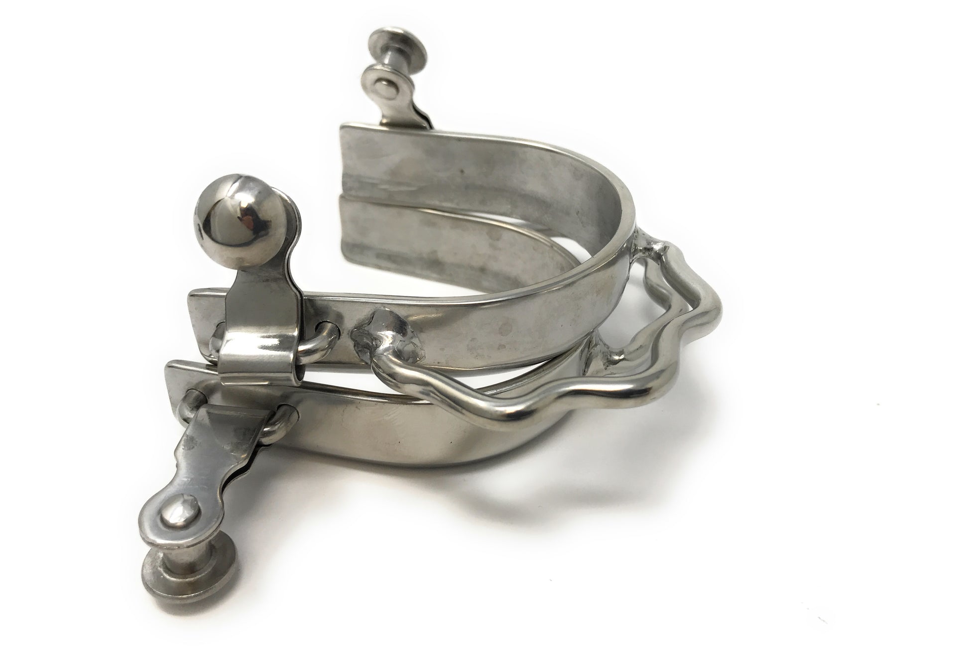 AJ Tack Stainless Steel Bumper Spurs - Ladies