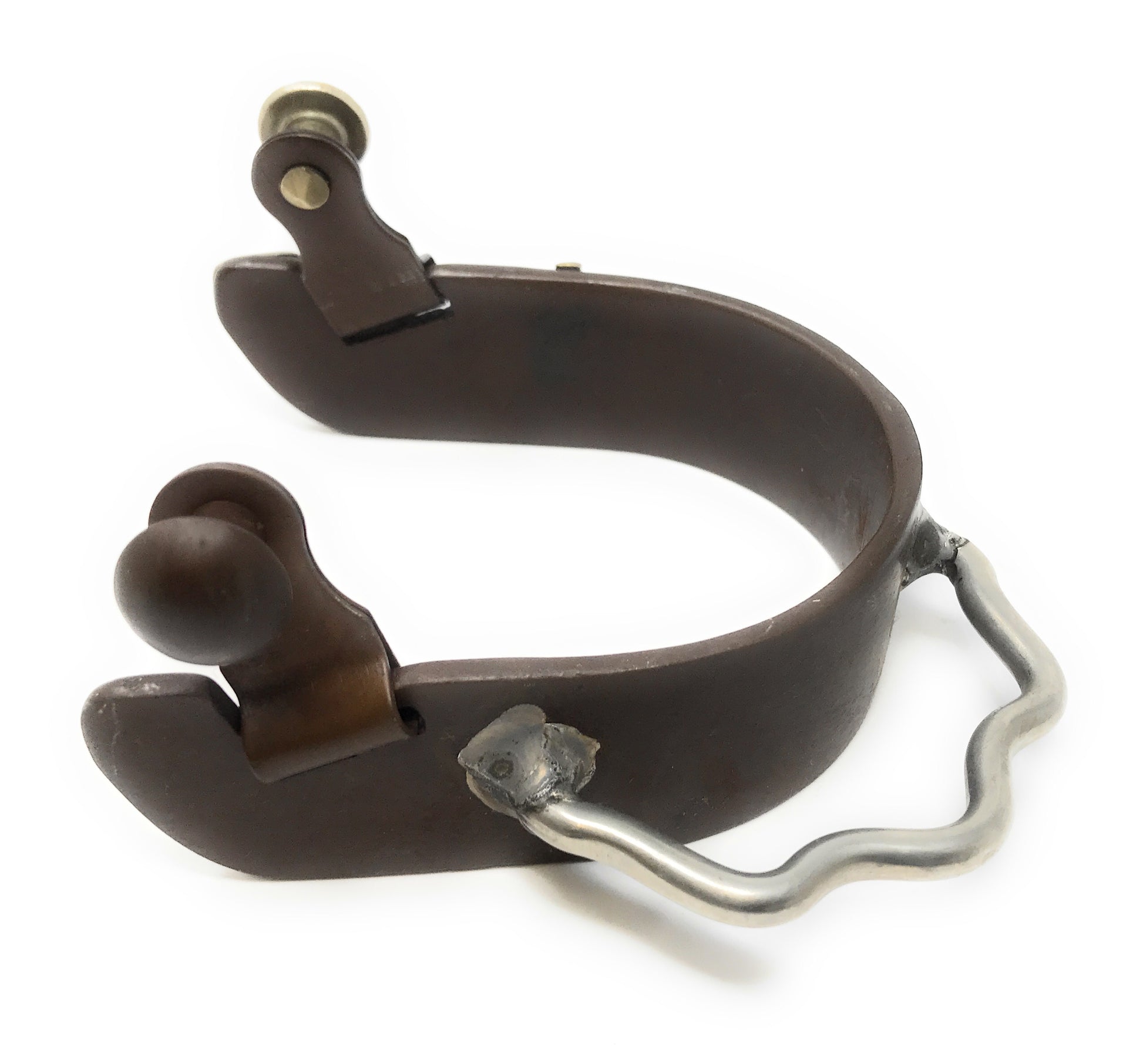AJ Tack Antique Brown Praying Cowboy Bumper Spurs