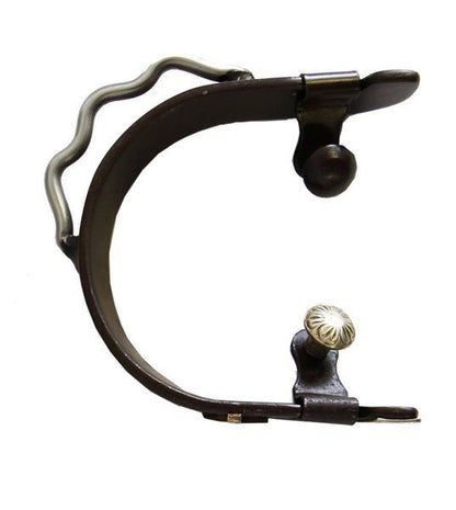 AJ Tack Antique Brown Praying Cowboy Bumper Spurs - Mens