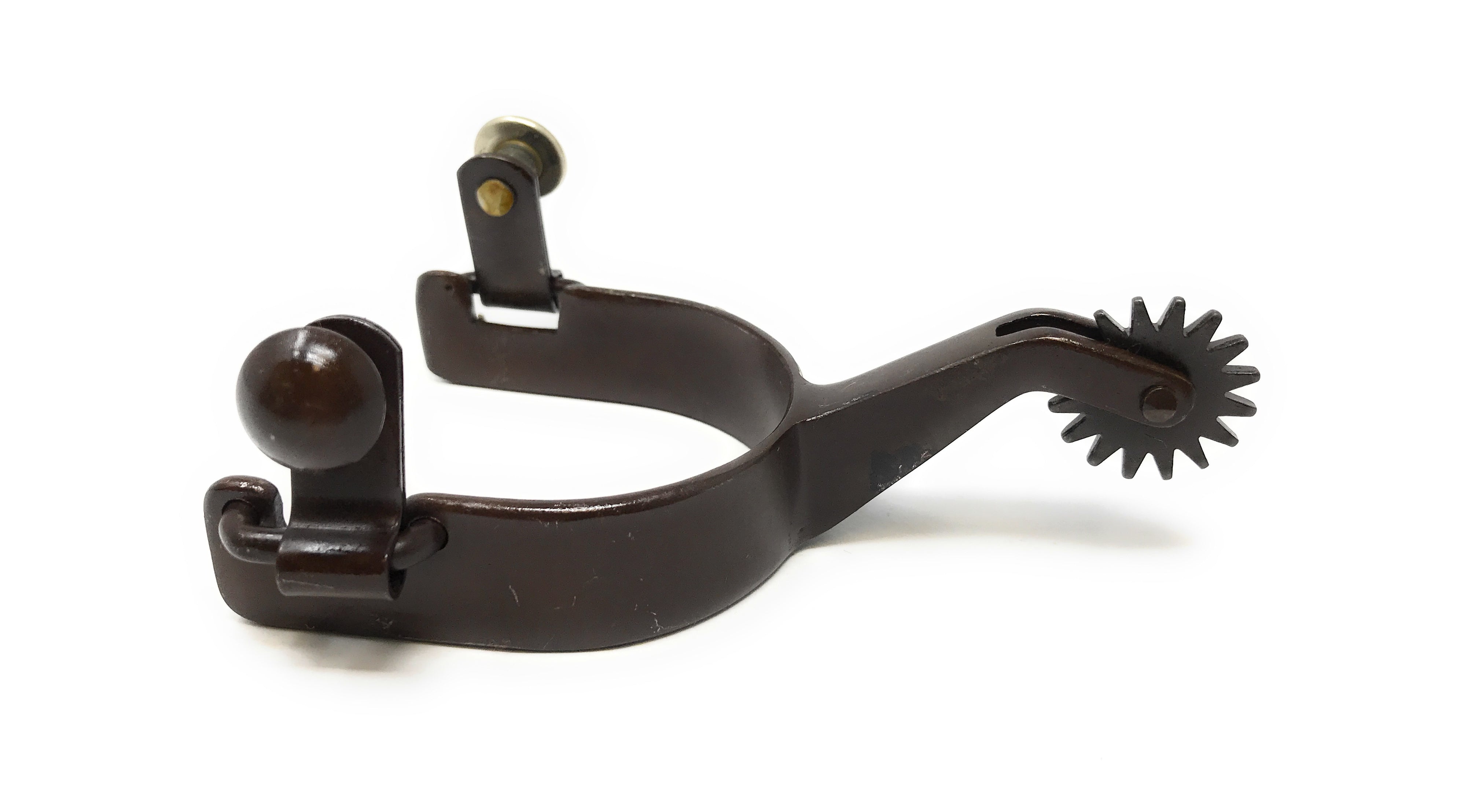 Mini Jupe AJ Tack Youth Antique Brown Three Cross Western Spurs