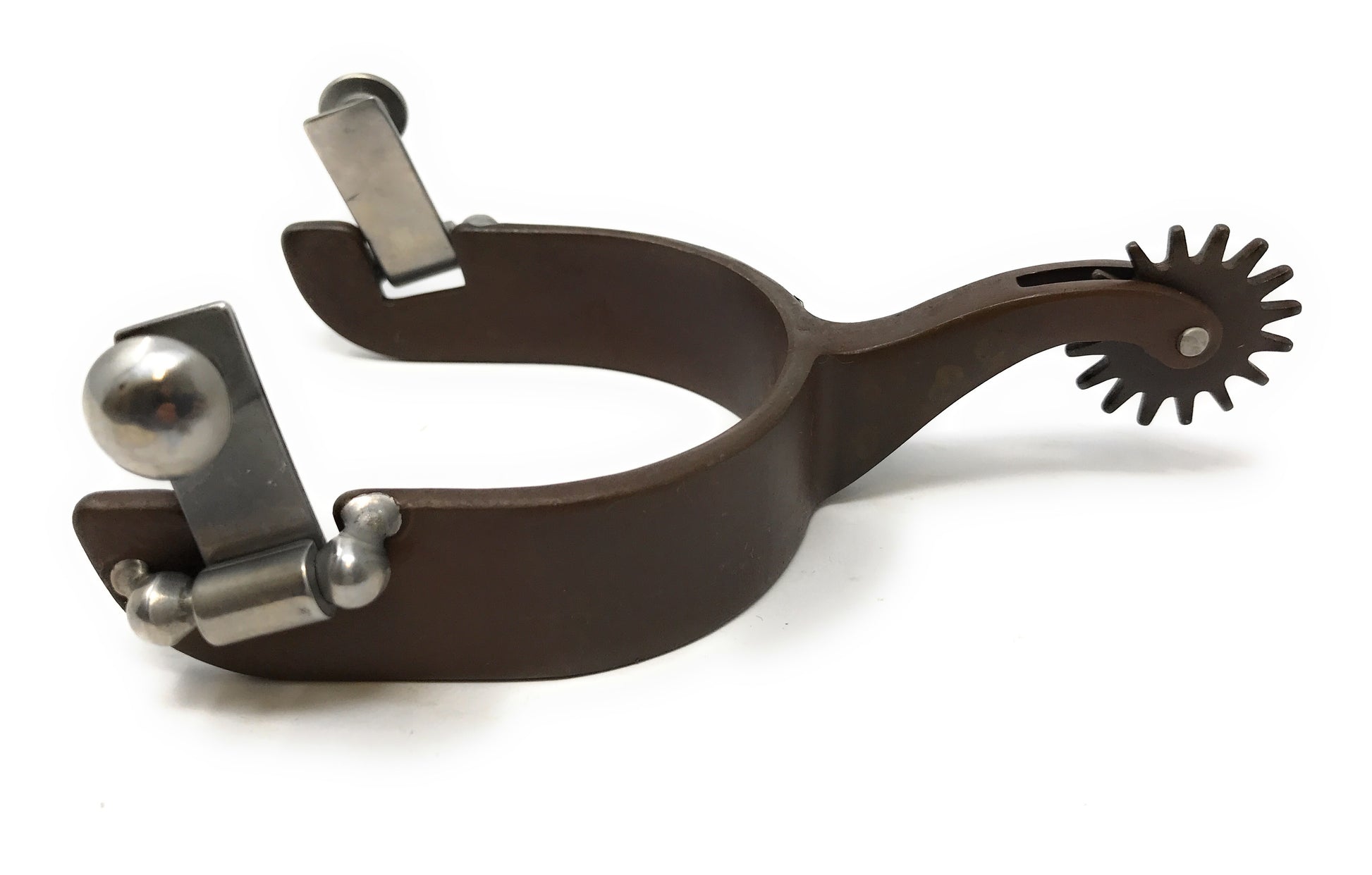 AJ Tack Western Engraved Rock Grinder Spurs - Mens